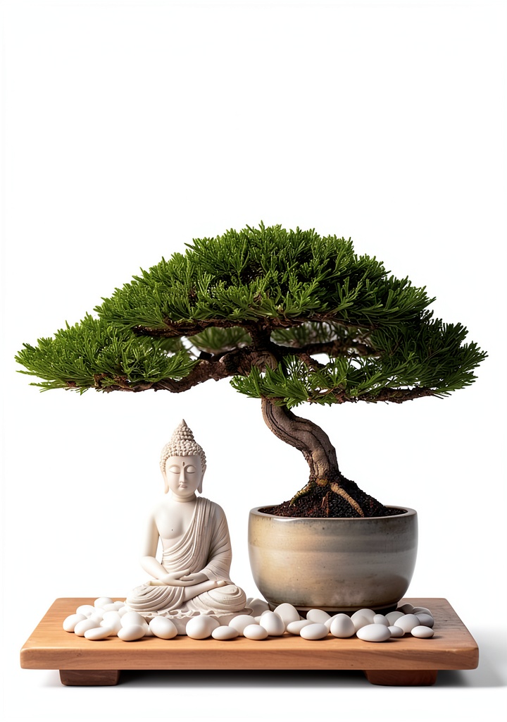 Installing Bonsai Japanese Garden Kindle Book, English Edition, 163 Pages on a wooden desk