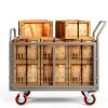 YITAMOTOR Platform Truck 2000lb Foldable Cart with Swivel Casters-1