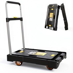 Heavy Duty Folding Platform Hand Truck LEADALLWAY 300lb Adjustable-0