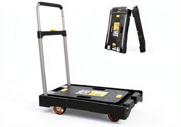 Heavy Duty Folding Platform Hand Truck LEADALLWAY 300lb Adjustable-0