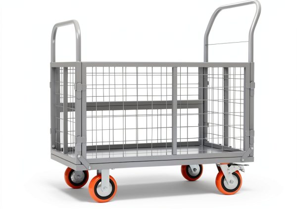 YITAMOTOR Platform Truck 2000lb Foldable Cart with Swivel Casters-7