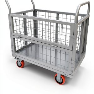 YITAMOTOR Platform Truck 2000lb Foldable Cart with Swivel Casters-0