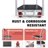 2IN1 Heavy Duty Panel Truck Lomive 42x24 Platform Cart with Rubber Mat-5