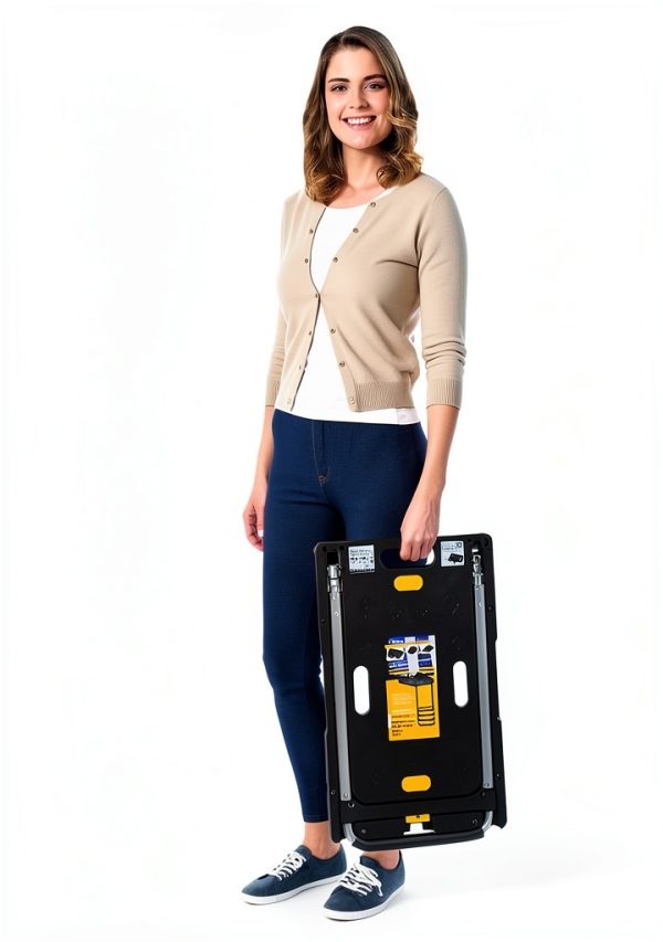 Heavy Duty Folding Platform Hand Truck LEADALLWAY 300lb Adjustable-3