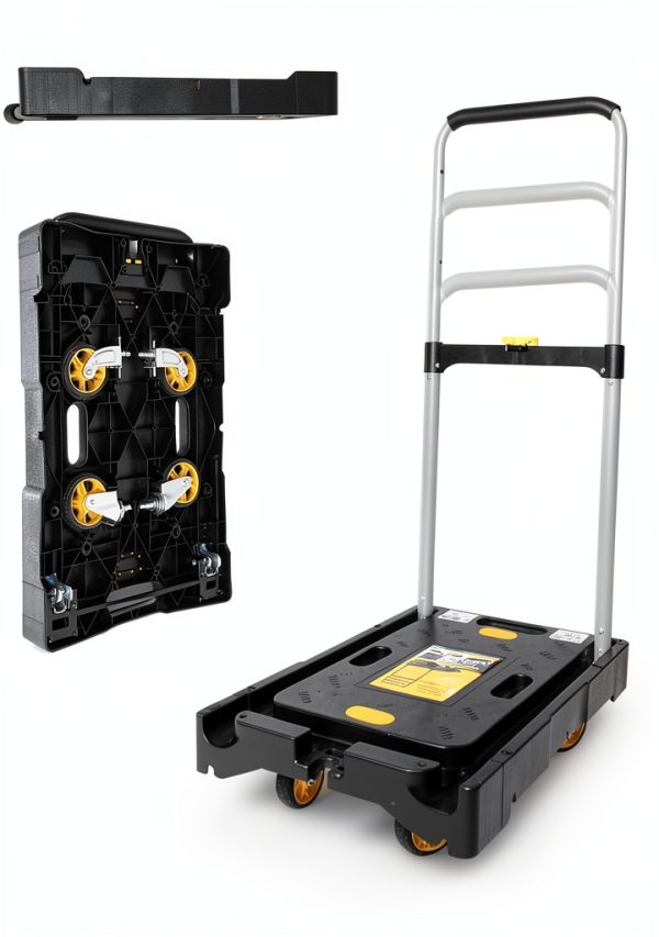 Heavy Duty Folding Platform Hand Truck LEADALLWAY 300lb Adjustable-1
