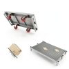 2IN1 Heavy Duty Panel Truck, 36" x 24" Platform Cart w/Rubber Mat & 3 Handrails, 2600 lbs Capacity Drywall & Lumber Cart, Flatbed Cart w/2 Swivel Casters, All-Steel Hand Truck Push Cart-4