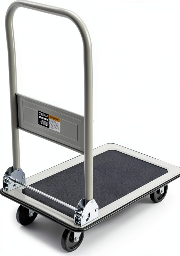 Ironton Folding Platform Truck 660lb Capacity Compact 36x24in Steel-6