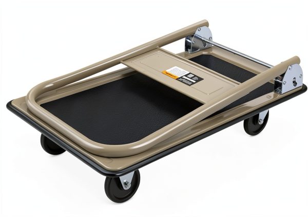Ironton Folding Platform Truck 660lb Capacity Compact 36x24in Steel-7