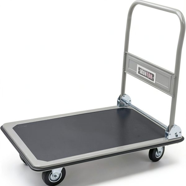 Ironton Folding Platform Truck 660lb Capacity Compact 36x24in Steel-0