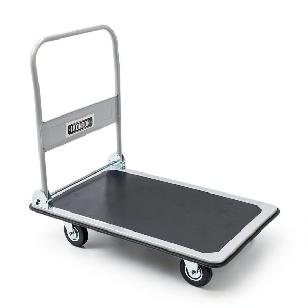 Ironton Folding Platform Truck 660lb Capacity Compact 36x24in Steel-2