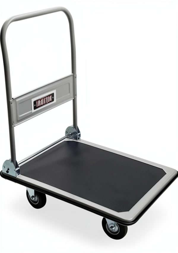 Ironton Folding Platform Truck 660lb Capacity Compact 36x24in Steel-5
